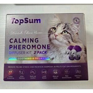 2 Pack Topsum Cat Diffusers Plug-Ins For Feline Calming Pheromone Diffusers Only